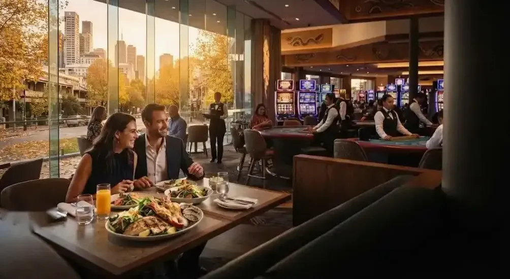 Evening atmosphere on the SkyCity floor